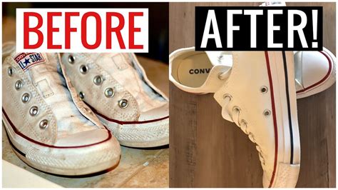 how to clean converse white.